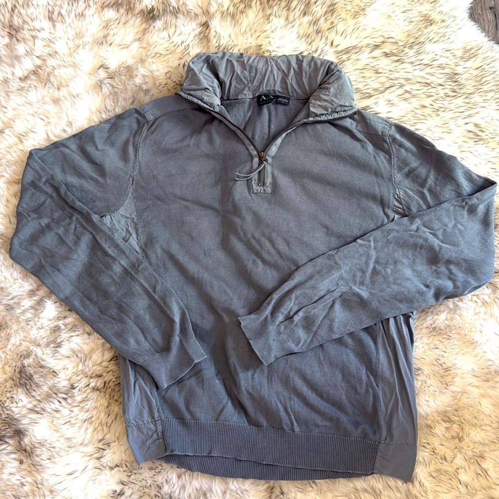 Armani Exchange Gray Men’s Sweater